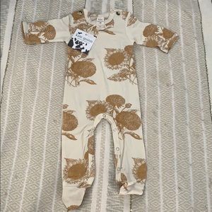 Bamboo onesie footie NWT